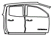 Rear Fender and Door Kit pattern for the 2026 GMC Canyon
