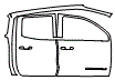 Rear Fender and Door Kit pattern for the 2026 GMC Canyon