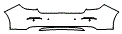 Rear Bumper Kit pattern for the 2024 Honda Civic