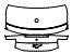 Trunk Lid Kit pattern for the 2026 Ford Mustang