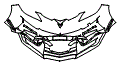Bumper Kit pattern for the 2027 Chevrolet Corvette
