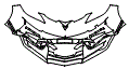 Bumper Kit pattern for the 2027 Chevrolet Corvette