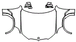Full Hood, Fender and Mirror Kit pattern for the 2027 BMW X6