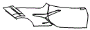 Door and Rear Fender Kit pattern for the 2027 Chevrolet Corvette