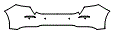 Rear Bumper Kit pattern for the 2024 Honda Civic