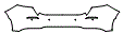 Rear Bumper Kit pattern for the 2024 Honda Civic