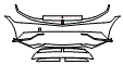 Bumper Kit pattern for the 2022 Hyundai Ioniq 5 (US)