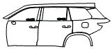 Door and Rear Fender Kit pattern for the 2026 Lexus TX