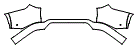 Rear Bumper Kit pattern for the 2026 Lexus TX