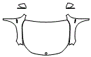 Full Hood, Fender and Mirror Kit pattern for the 2021 Mercedes Benz GLB SUV