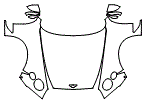 Full Hood, Fender and Mirror Kit pattern for the 2022 Bentley Continental
