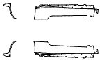 Rocker Panel Kit pattern for the 2026 Aston Martin DB12