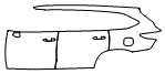 Door and Rear Fender Kit pattern for the 2026 Toyota Highlander