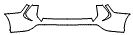 Rear Bumper Kit pattern for the 2026 Toyota Highlander