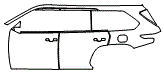 Door and Rear Fender Kit pattern for the 2026 Toyota Sequoia