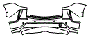 Rear Bumper Kit pattern for the 2027 Cadillac Lyriq