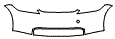 Bumper Kit pattern for the 2024 Tesla Model 3 (New Generation)