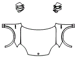 Full Hood, Fender and Mirror Kit pattern for the 2026 Porsche Cayenne