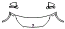 Hood, Fender and Mirror Kit pattern for the 2027 BMW X2