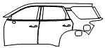 Door and Rear Fender Kit pattern for the 2026 Nissan Pathfinder