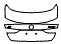 Trunk Lid Kit pattern for the 2026 BMW i4