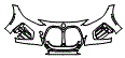 Bumper Kit pattern for the 2027 BMW 4 Series