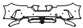 Rear Bumper Kit pattern for the 2026 BMW Z4