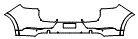 Rear Bumper Kit pattern for the 2026 Porsche Cayenne