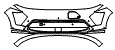 Bumper Kit pattern for the 2024 Hyundai Kona Electric