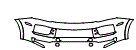 Bumper Kit pattern for the 2026 Porsche Cayenne
