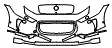 Bumper Kit pattern for the 2024 Jaguar I-Pace
