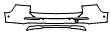 Rear Bumper Kit pattern for the 2026 Volvo V60 Cross Country