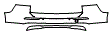 Rear Bumper Kit pattern for the 2023 Volvo V60 Cross Country