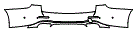 Rear Bumper Kit pattern for the 2023 Mercedes Benz E-Class Wagon