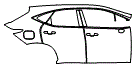 Door and Rear Fender Kit pattern for the 2026 Lexus NX