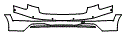 Rear Bumper Kit pattern for the 2025 Audi A4 allroad