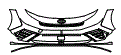 Bumper Kit pattern for the 2026 Hyundai Elantra (US)