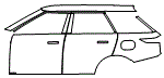 Door and Rear Fender Kit pattern for the 2027 Land Rover Range Rover Sport