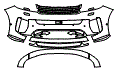 Bumper Kit pattern for the 2027 Land Rover Range Rover Sport