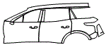 Door and Rear Fender Kit pattern for the 2027 Chevrolet Blazer EV
