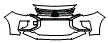 Bumper Kit pattern for the 2024 Mitsubishi Mirage