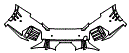 Rear Bumper Kit pattern for the 2027 BMW 2 Series