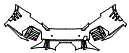 Rear Bumper Kit pattern for the 2027 BMW 2 Series