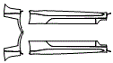 Rocker Panel Kit pattern for the 2021 Bentley Bacalar