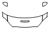 Hood, Fender and Mirror Kit pattern for the 2026 Mercedes Benz C-Class Sedan