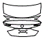 Trunk Lid Kit pattern for the 2026 Mercedes Benz C-Class Sedan
