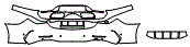 Rear Bumper Kit pattern for the 2026 Mercedes Benz C-Class Sedan
