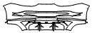 Rear Bumper Kit pattern for the 2021 Bentley Bacalar