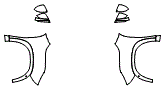 Full Fender and Mirror Kit pattern for the 2026 Lexus TX
