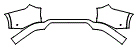 Rear Bumper Kit pattern for the 2026 Lexus TX